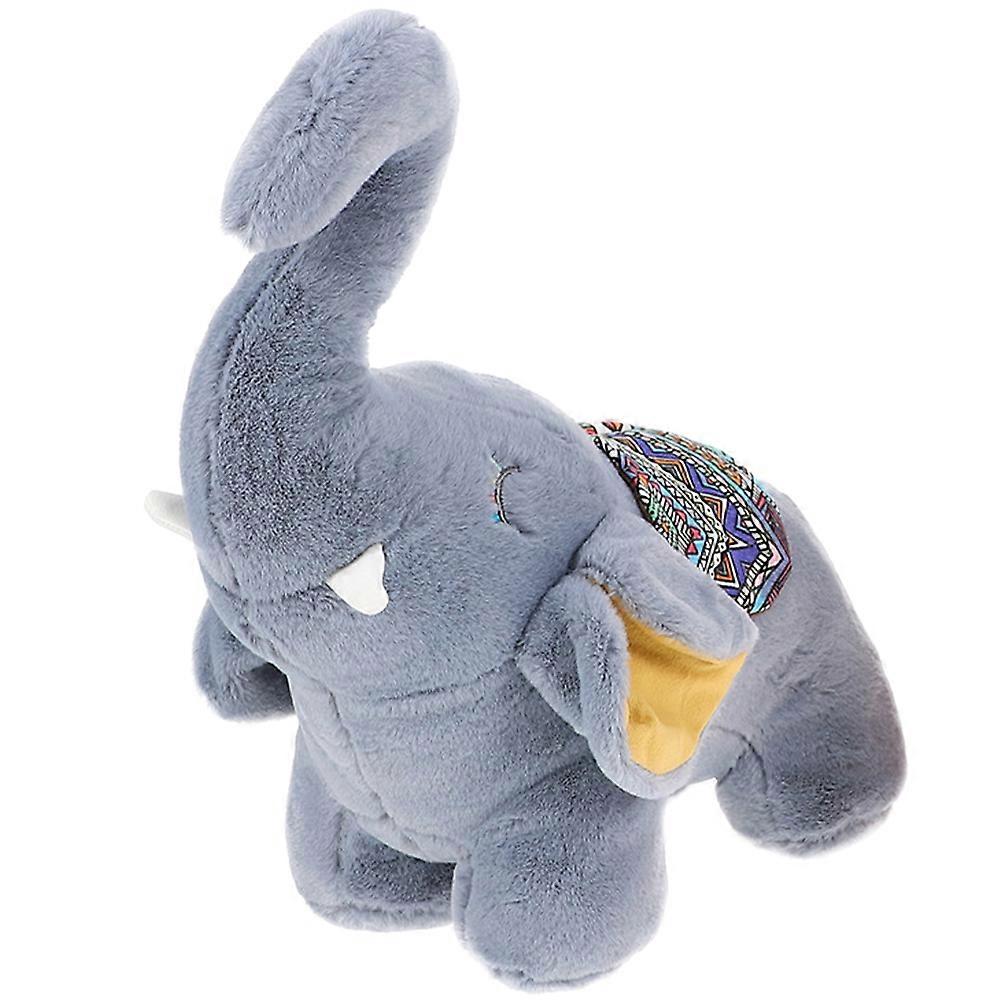 Cartoon Elephant Plush Toy Grey Hugging Sleep Aid Kids Toy 1Pcs