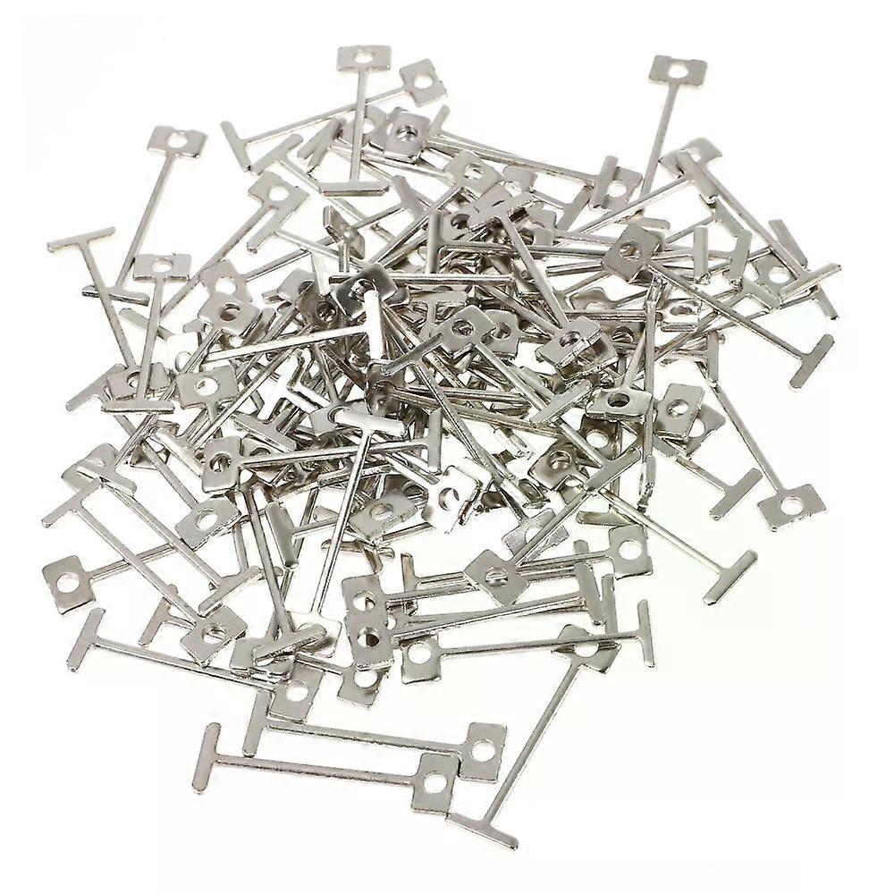 Ceramic Tile Leveler, 100 Pcs Steel Needle Tiling Leveling System Press-on