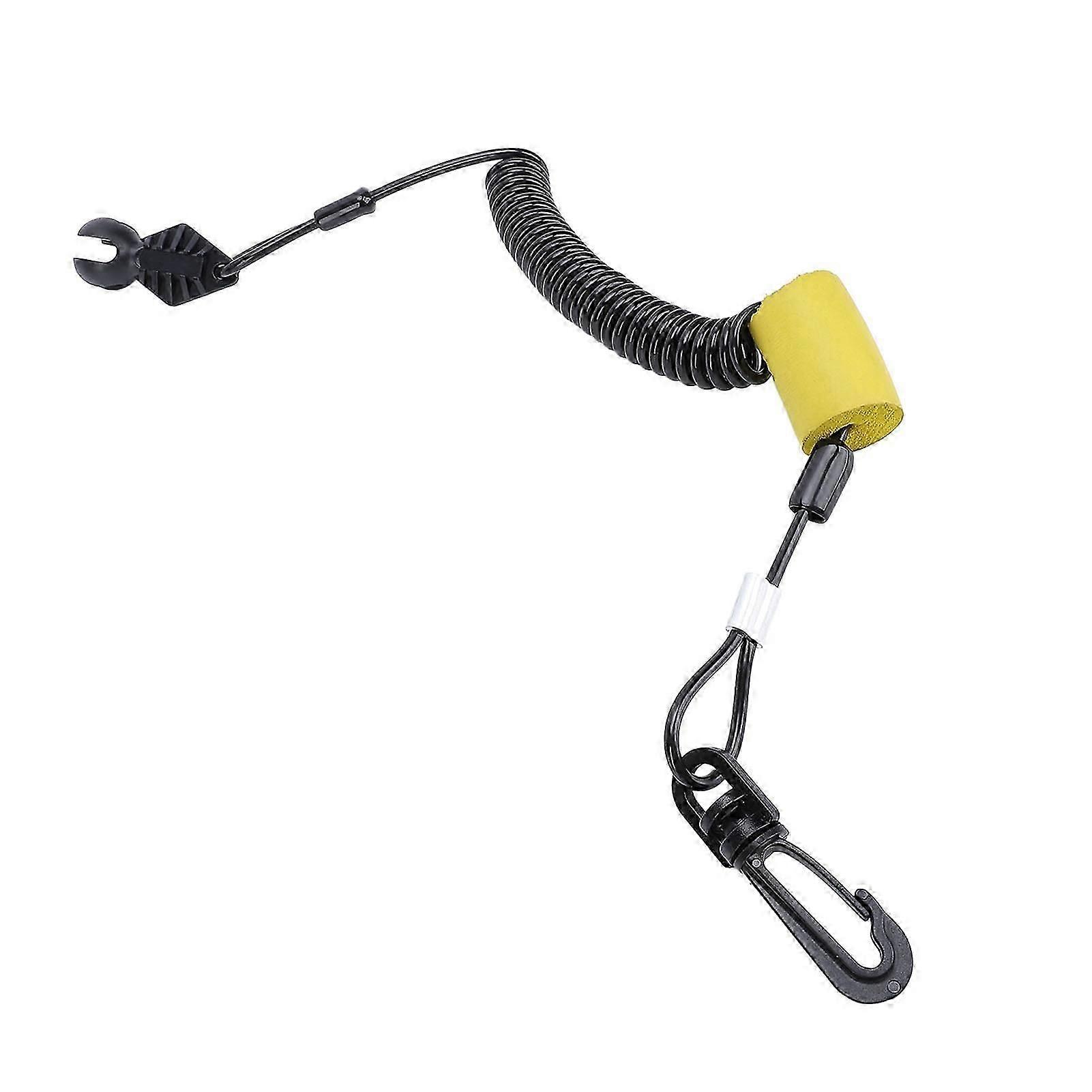 Jet Ski Tether Key Lanyard Elastic Rope 278003092 Anti Theft Learning Key Cord and Clip Replacement for SeaDoo GTI GTR GTX SPARK