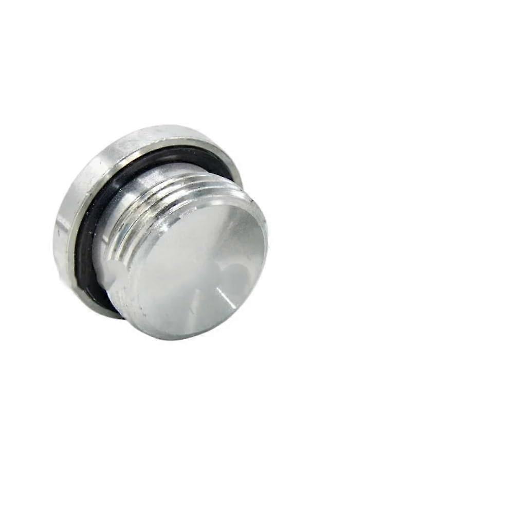 BSP Male Hex Plug With Captive Seal Hollow Internal Hex Flange Oil Plug Galvanized G1/8 Thread Sizes 3/8 1/2 3/4