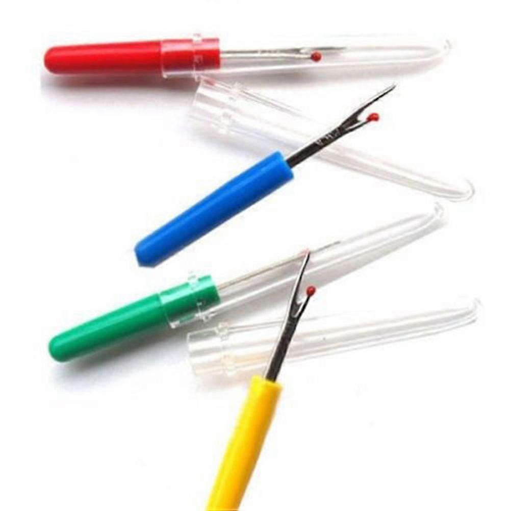 Large Seam Ripper with Cap Perfect for Sewing Use Made of Plastic and Metal Assorted Color