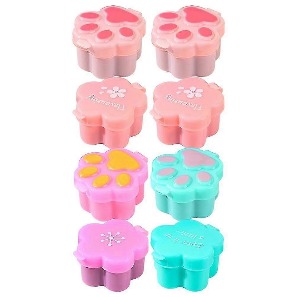 Leakproof Salad Dressing Containers Condiment Cup Suitable for Picnics PP Material Small and Compact 1.38X0.79X0.79IN 8Pcs