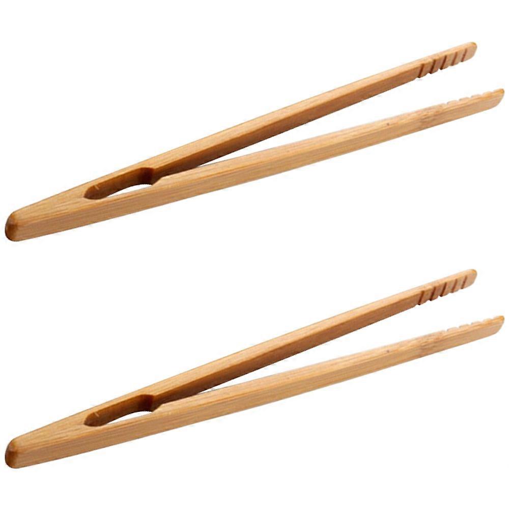 Wooden Tweezers for Kids to Develop Fine Motor Skills Khaki Color 2 Pieces Bulk Size