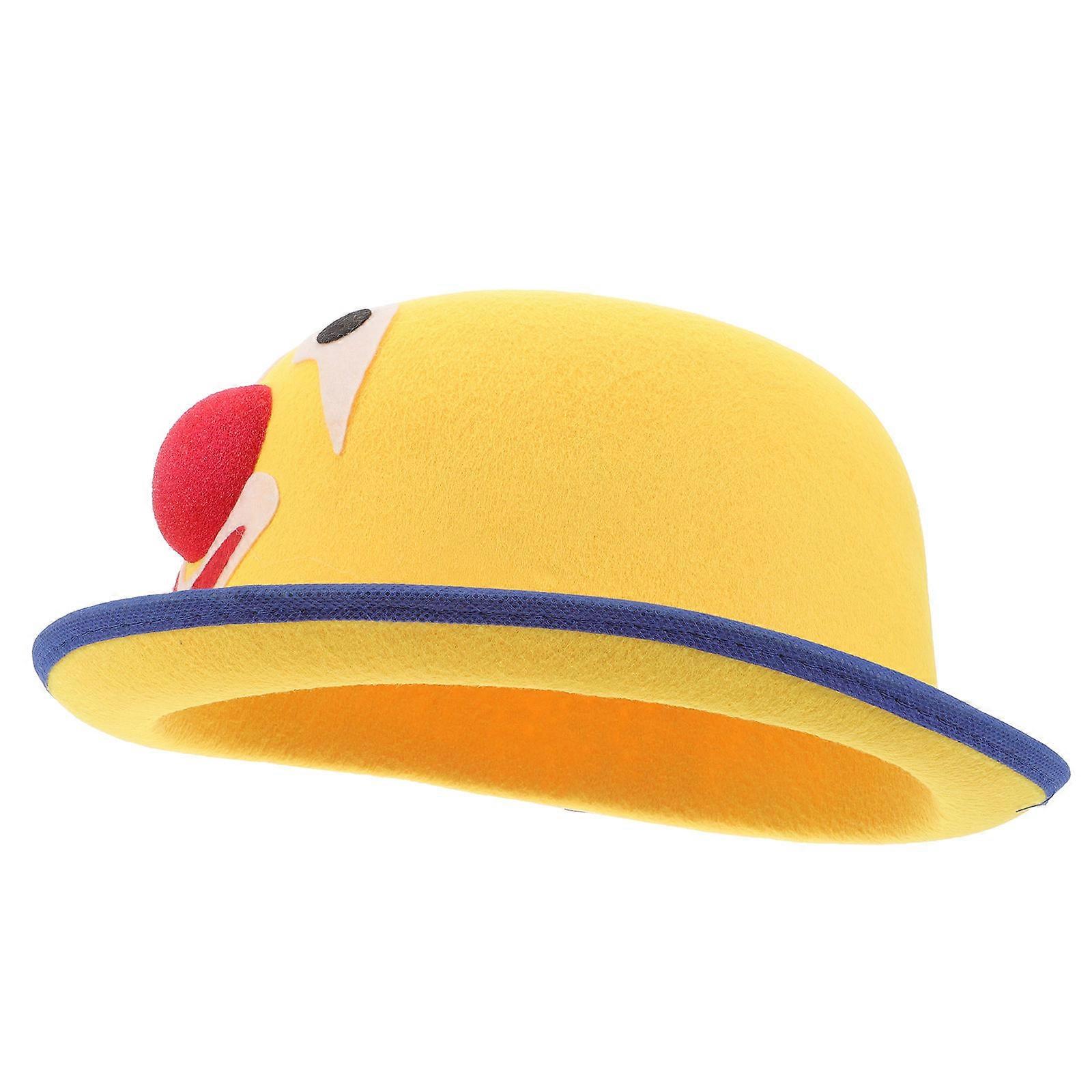 Adult Clown Costume Hat For Stage Performance Halloween Fun Exaggerated Shape 1Pcs