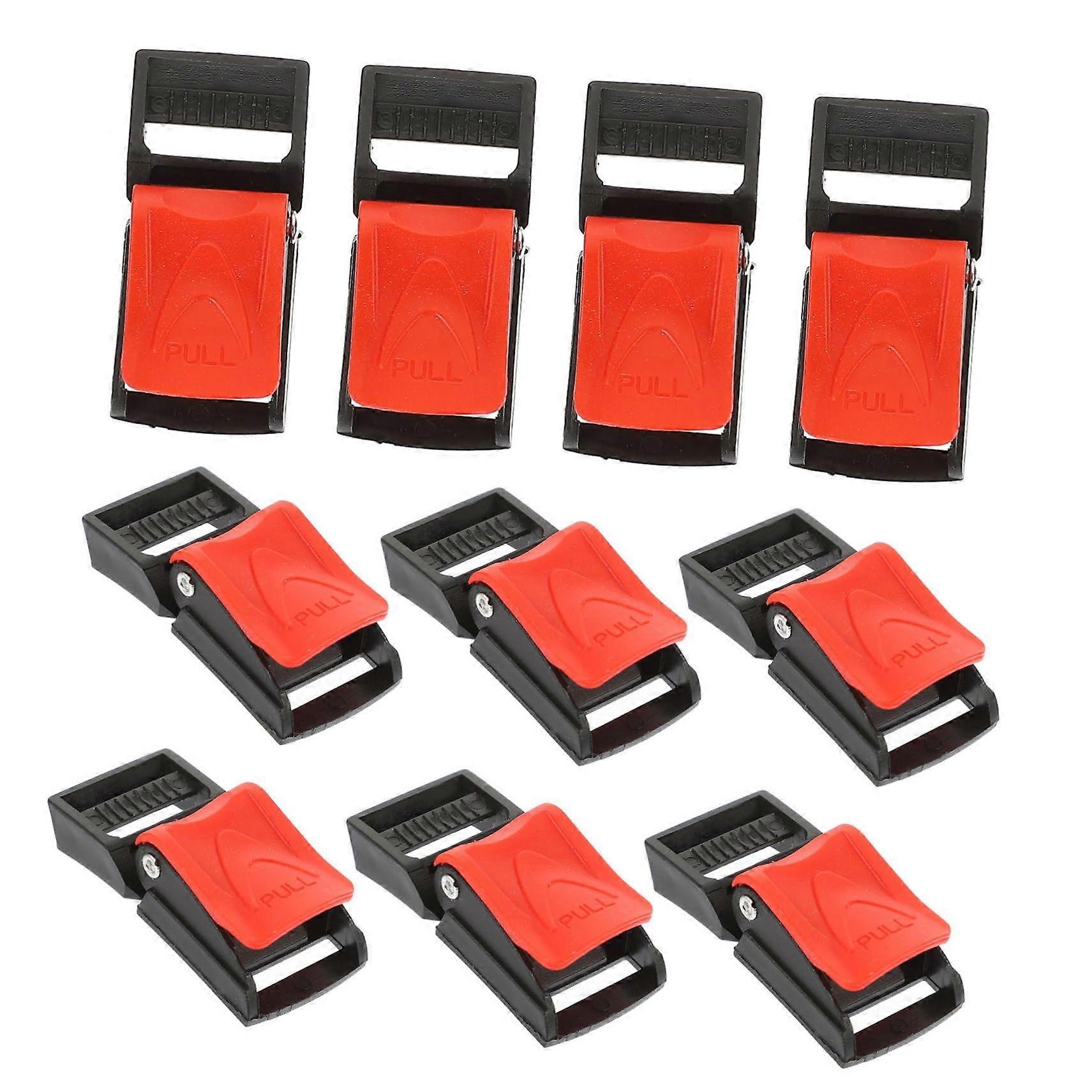 Helmet Buckle Clip Set of 10 Quick Release Adapter Chin Strap Replacement Buckles for Motorcycle Helmets 4.8X2.2X1.7cm