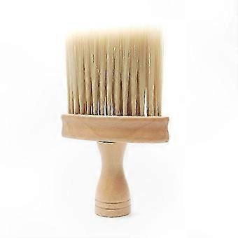 Brosse à cheveux à poils larges avec poils en nylon doux et manche en bois durable pour le coiffage et la coupe