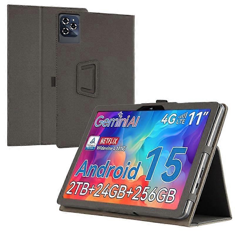 Case for Tabwee W90 Tablet 11 Inch, Lightweight Leather Folio Stand Protective Case for Tabwee W90 Tablet 11 Inch, Black