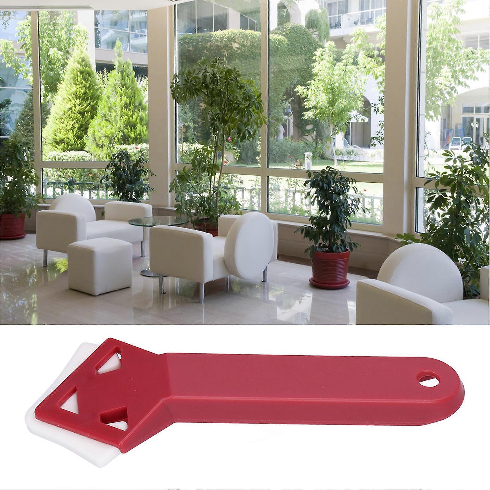 2pcs Silicone Window Scraper Cement Glass Scraper Tool Remover for Kitchen Bathroom Window