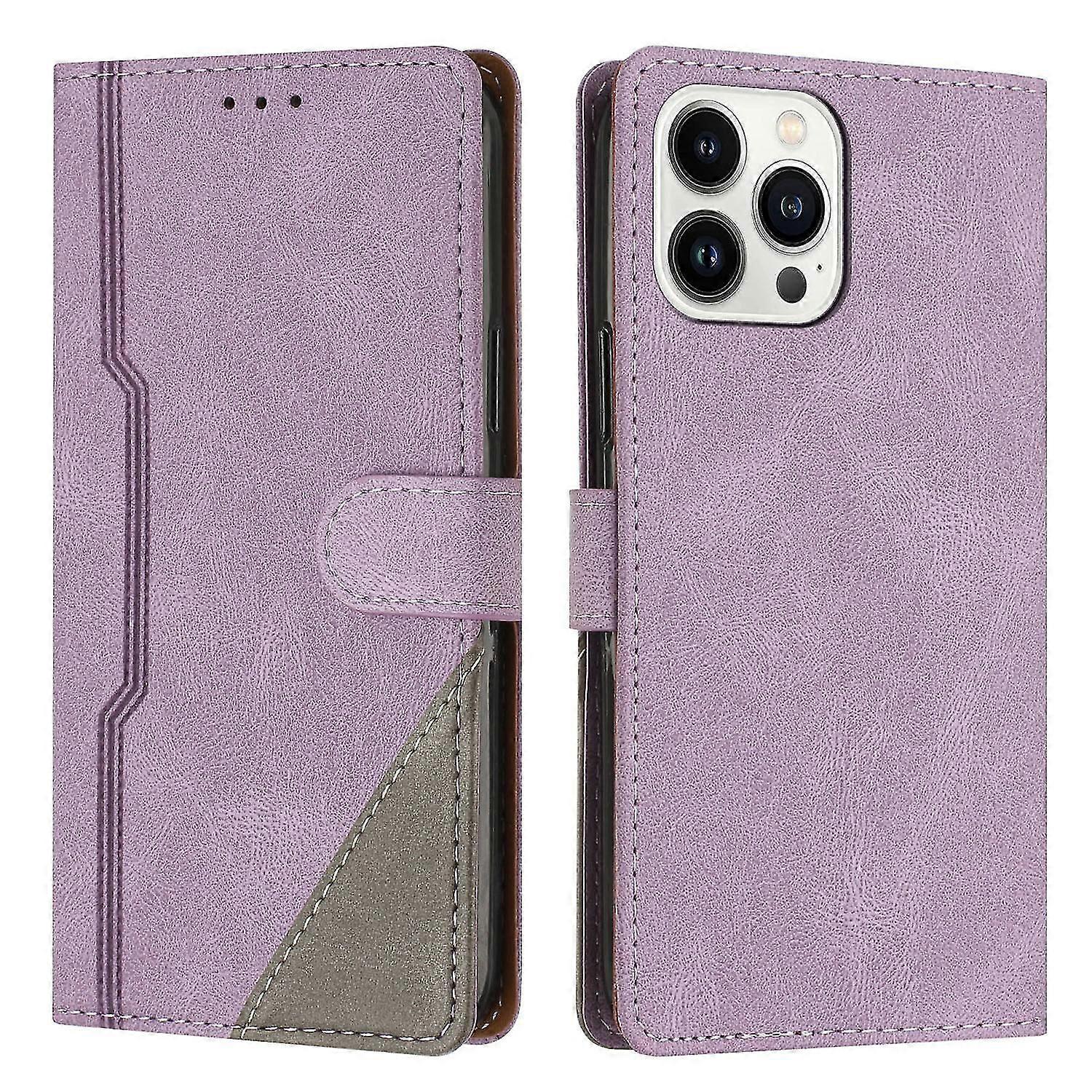 Leather Magnetic Clasp Case with Flip Wallet Stand Function Cover f
