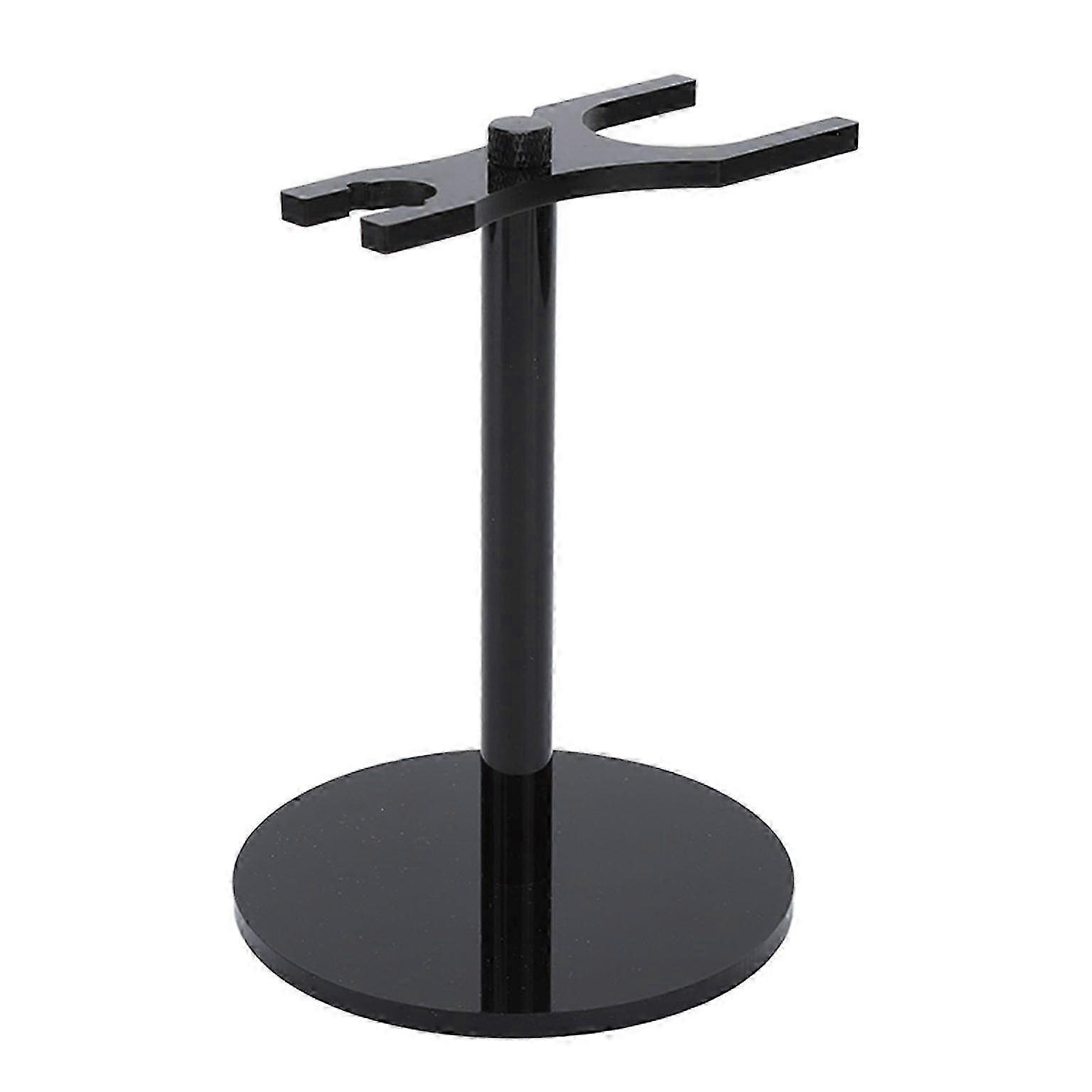 Convenient Plastic Shaver Stand and Brush Holder