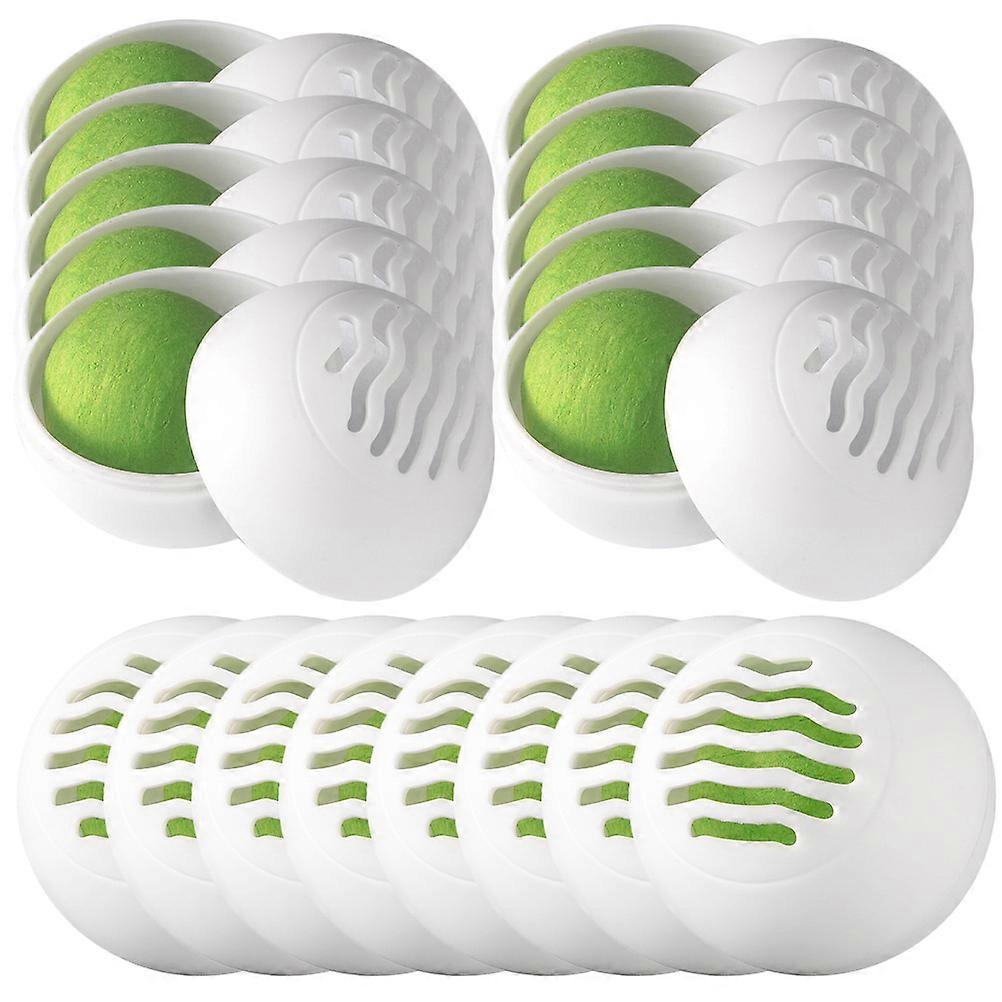 Shoes Accessories 18Pcs Deodorant Balls For Cabinets White Plastic Cube Deodorizing