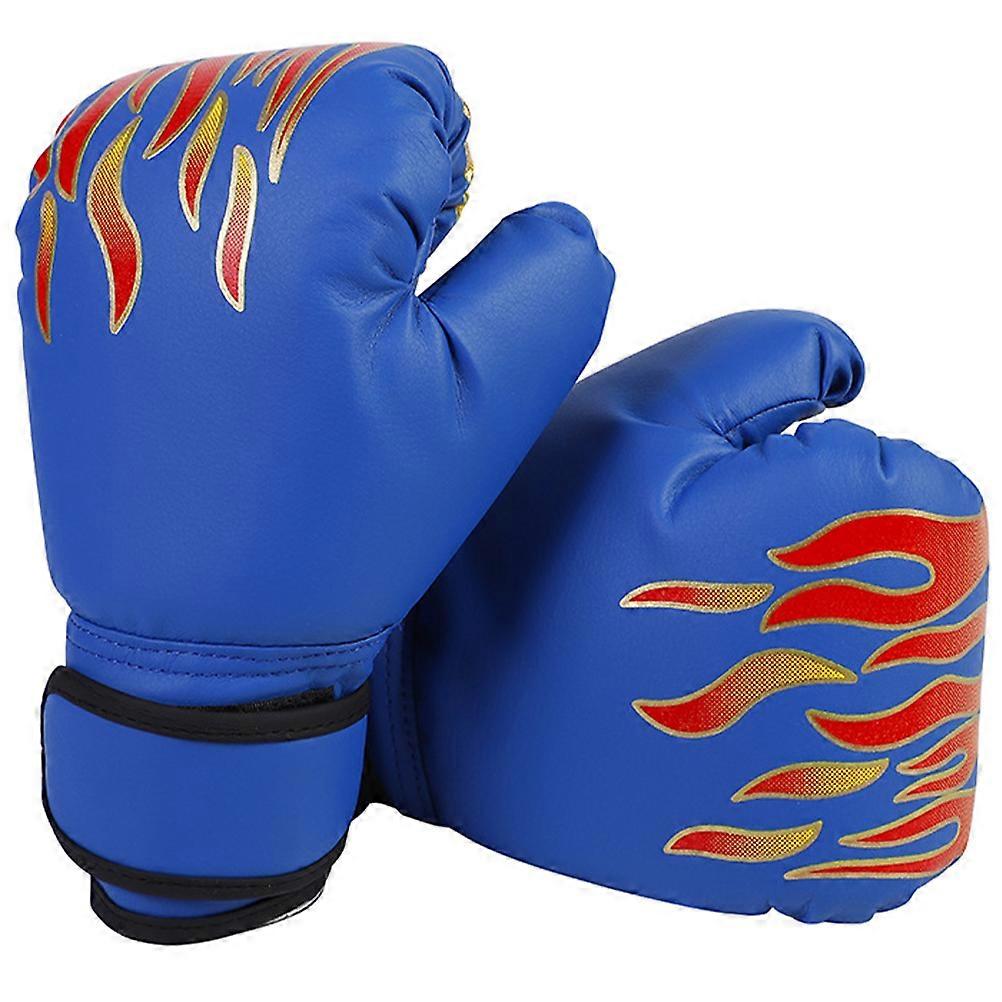 Kids Training Gloves For Workout Ideal For Children Available In Blue Color Featuring Durable Glove Shape 1 Pair