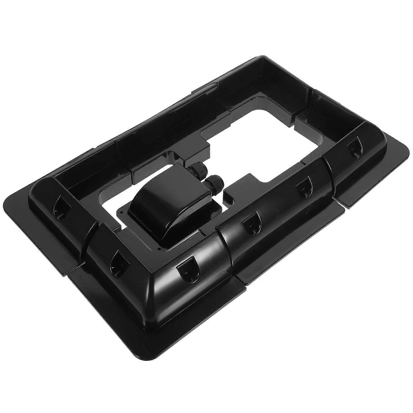 Solar Panel Stand For Trailers With Damage Resistant ABS Material For Outdoor Enthusiasts 7-Pcs