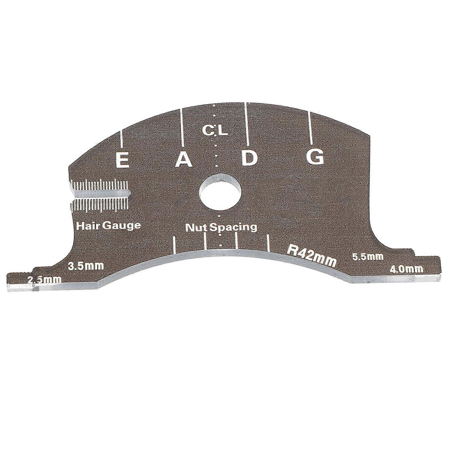Violin Part Practical Violin Bridge Accessory For Musicians Measuring String Height 1Set Black
