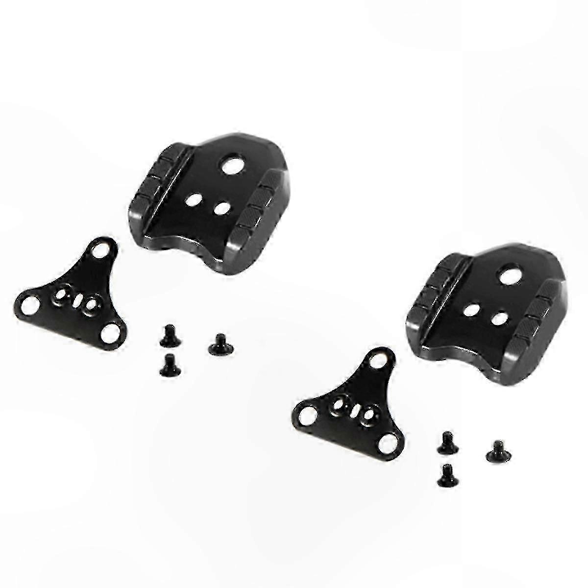 SPD Cleat Adapter Dual-Use Bicycle Pedal Converter with Baseplates & Screws