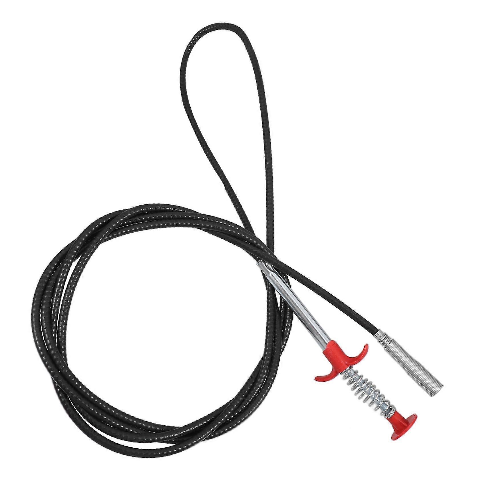 Drain Shower Sink Flexible Grabber Tool 3 Metres Long Cleaning Claw for Drain and Pipe Waste Removal