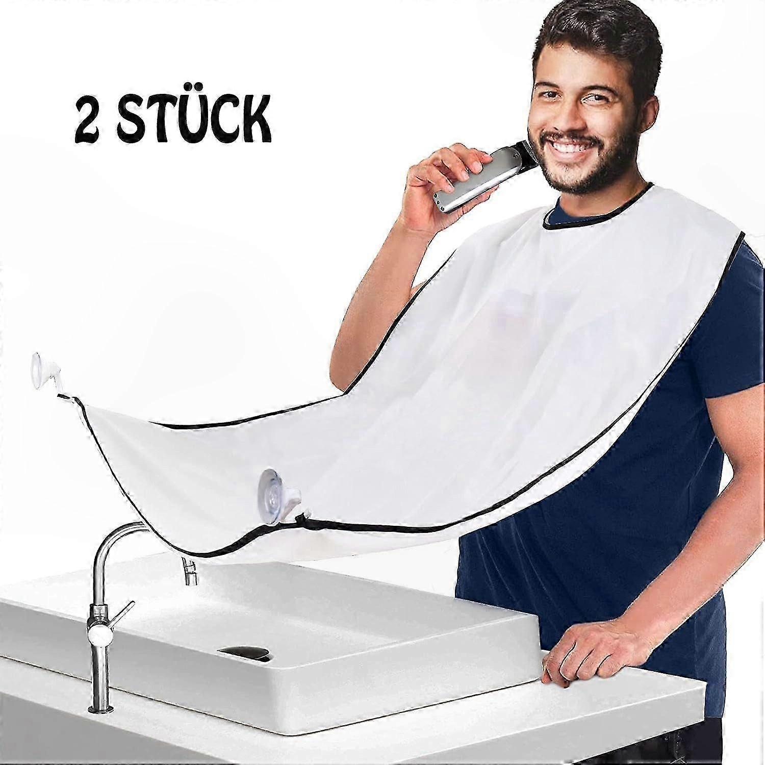 Barber and Beard Apron Set, 2-Pack Multi-Use Haircutting and Shaving Protection Gear