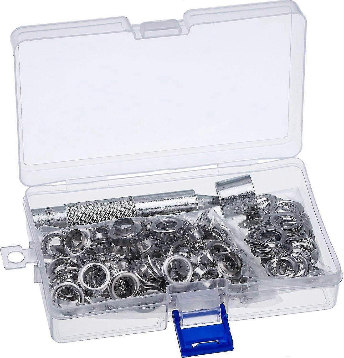 12mm Metal Eyelet Kit with Tools for Tarpaulin, Luggage, Leather, Pattern Books & Labels - Versatile Grommet Fixing Solution