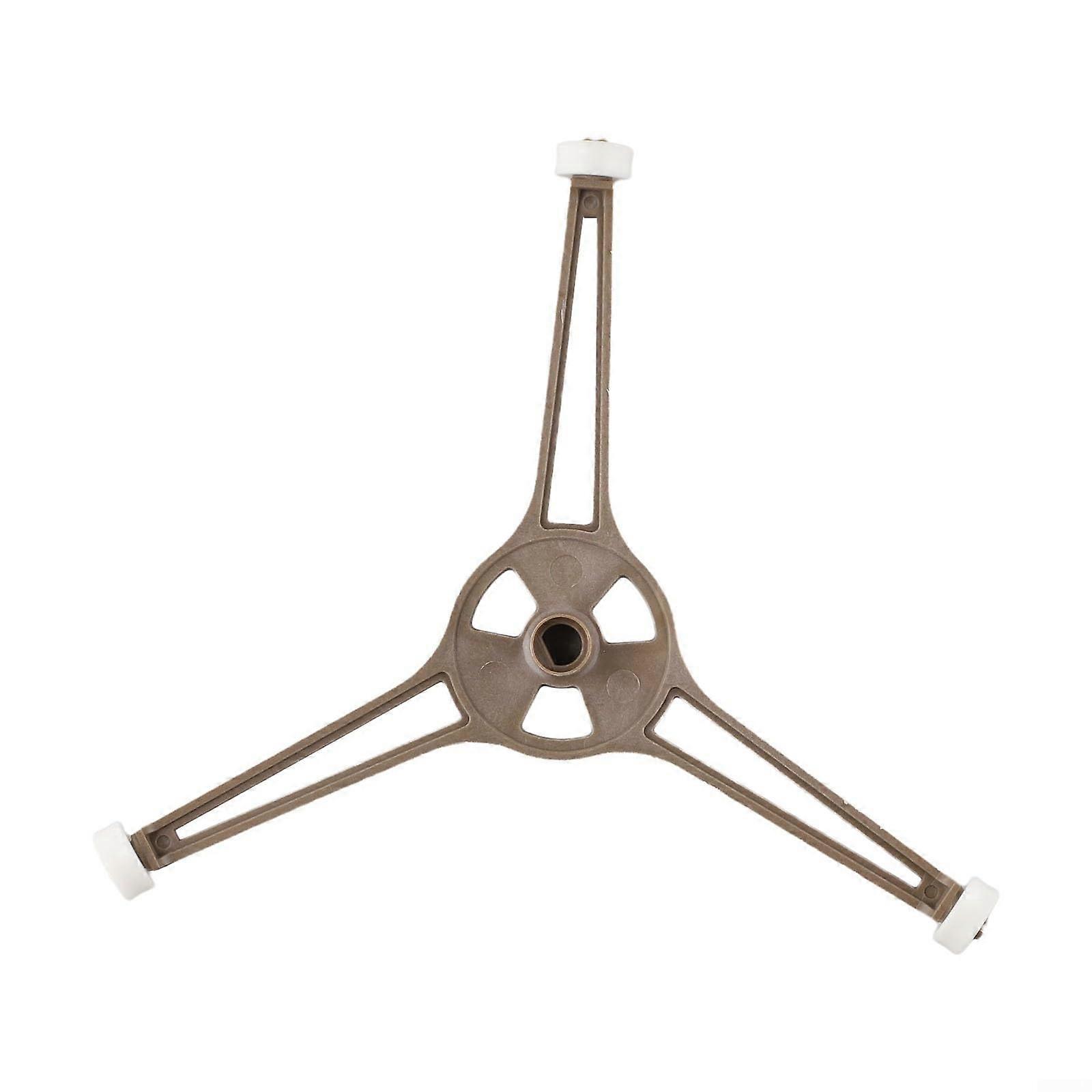 Microwave turntable ring with triple arms for reliable functionality and easy replacement
