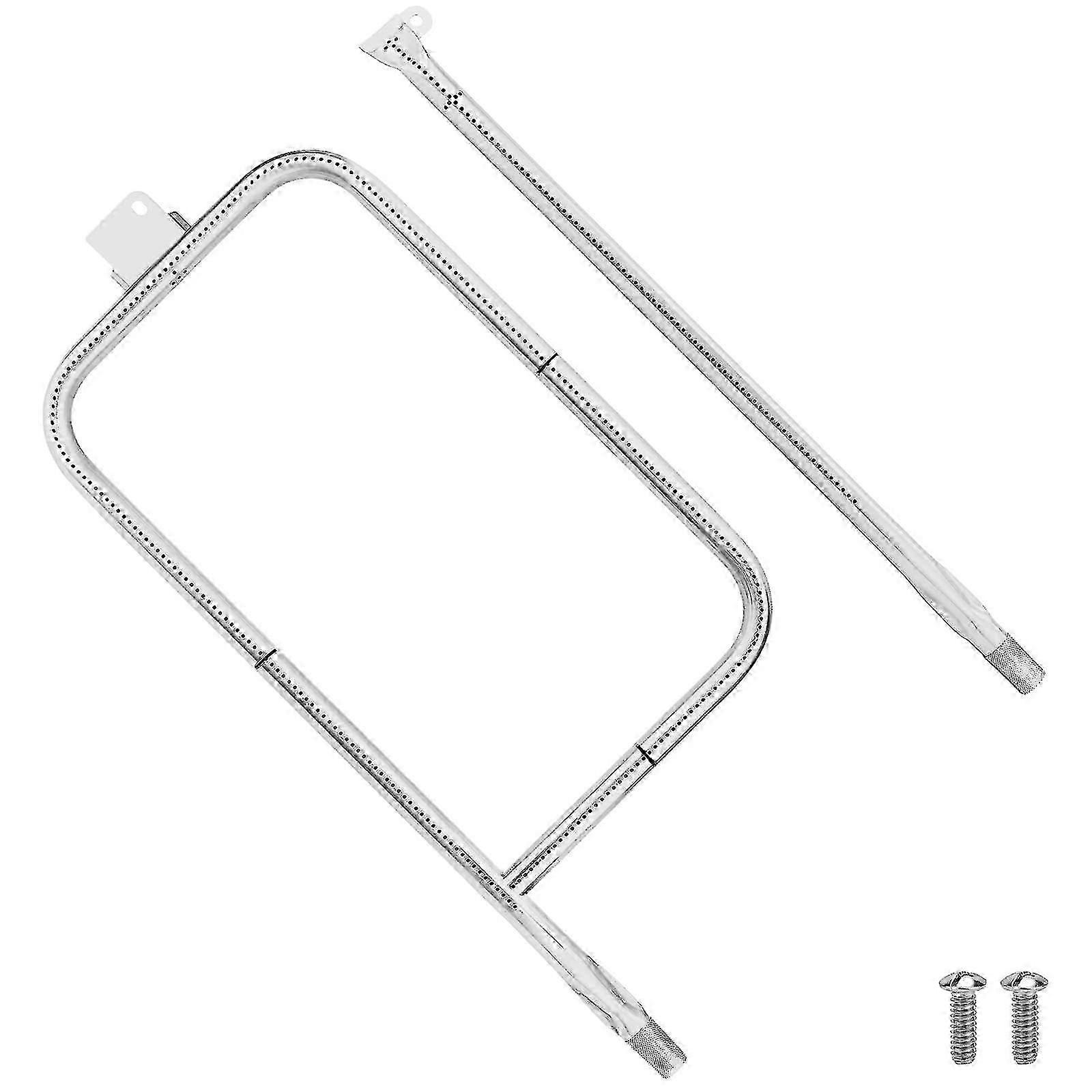 65032 Tubo bruciatore per Weber Q300, Q320, Q3000, Q3200 Grill a gas Set di tubi del bruciatore in acciaio inossidabile