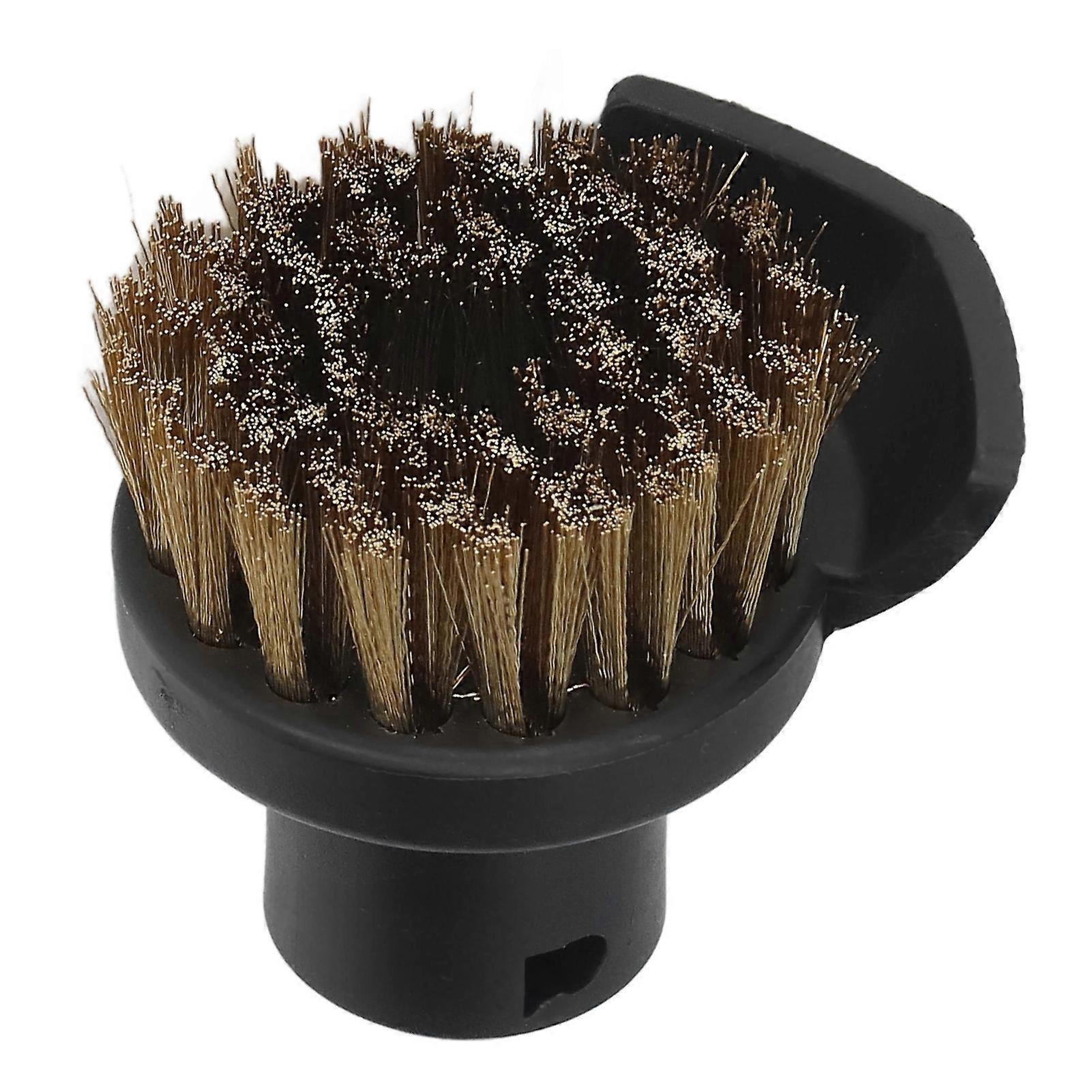 Steam Cleaner Brush Head, Round Brushes, Replacement Part for Karcher SC1 SC2 SC3 SC4 SC5 SC6 SC7, Gold Copper Style