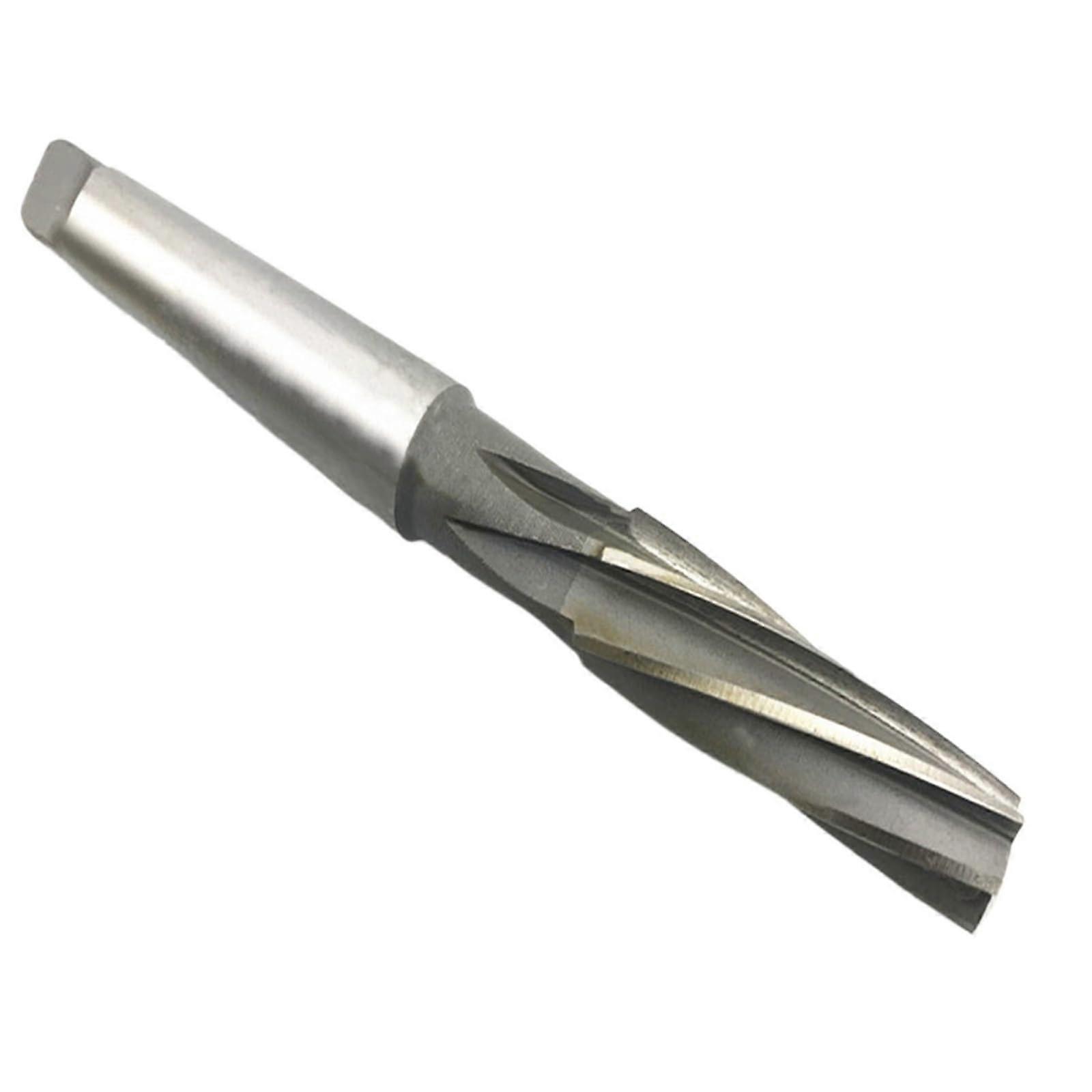 1 piece H8 HSS machine reamer with tapered shank, 5.6–36.7 mm, front end, 1:10 precision drill chuck tool for metal holes (38)