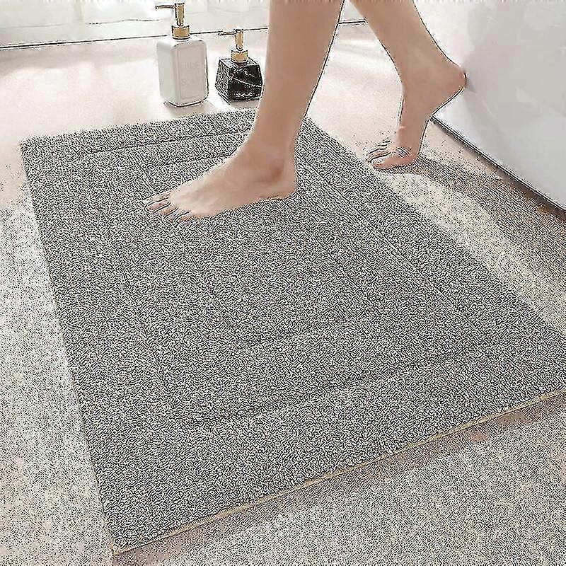 Non-slip Bath Mat,fluffy Microfiber Bath Mat,water Absorbent,machine