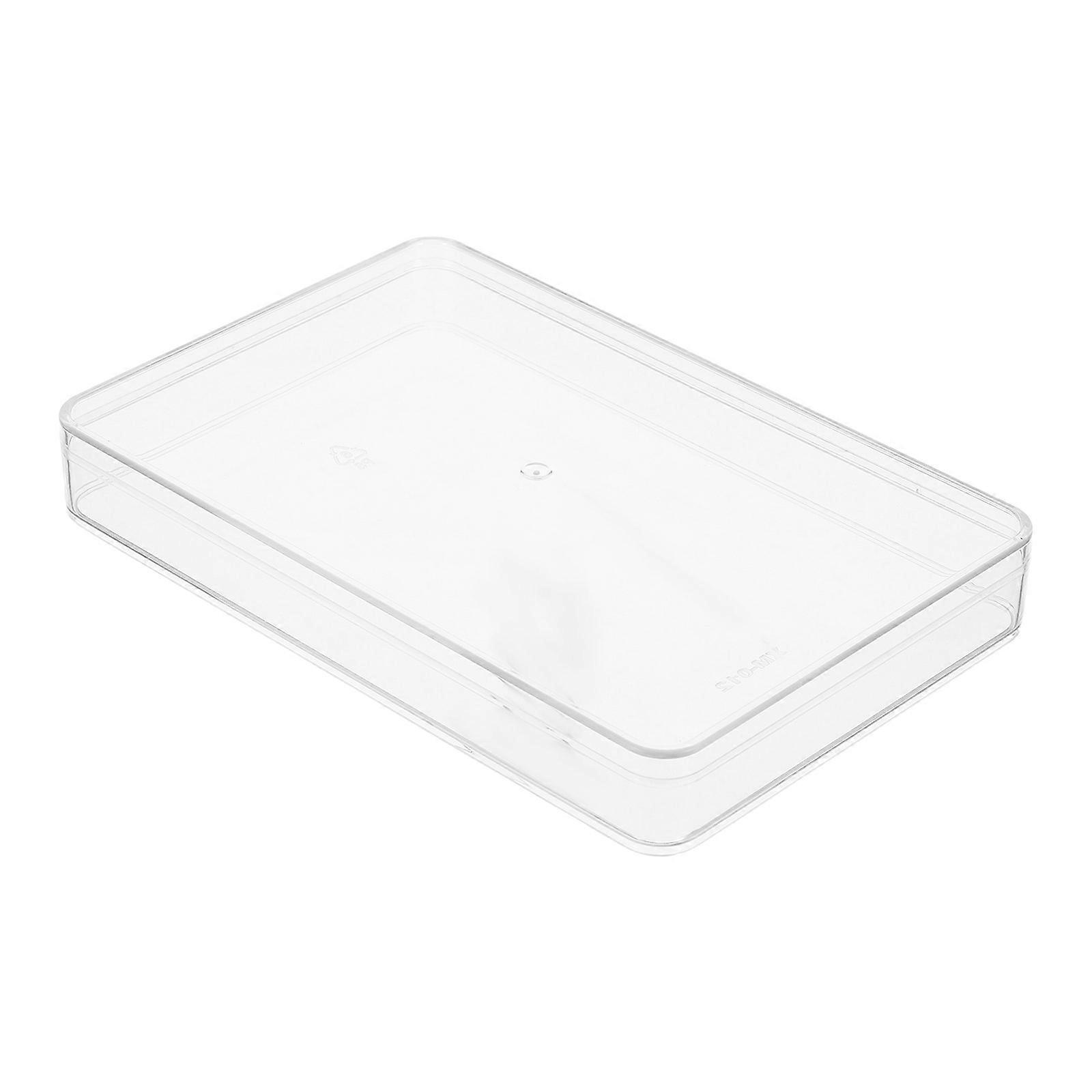 Rectangle Transparent Cookie Box for Party Birthday Wedding Food Packaging Plastic Material Versatile Storage 1Set