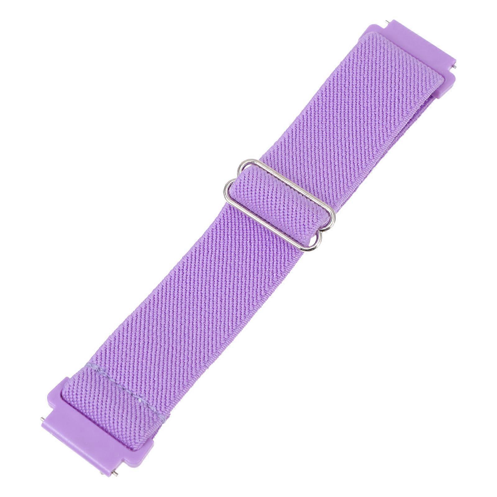 Watch Strap Nylon Simple Weaving Wrist Strap General Users Daily Use Lavender Comfortable 1Pack