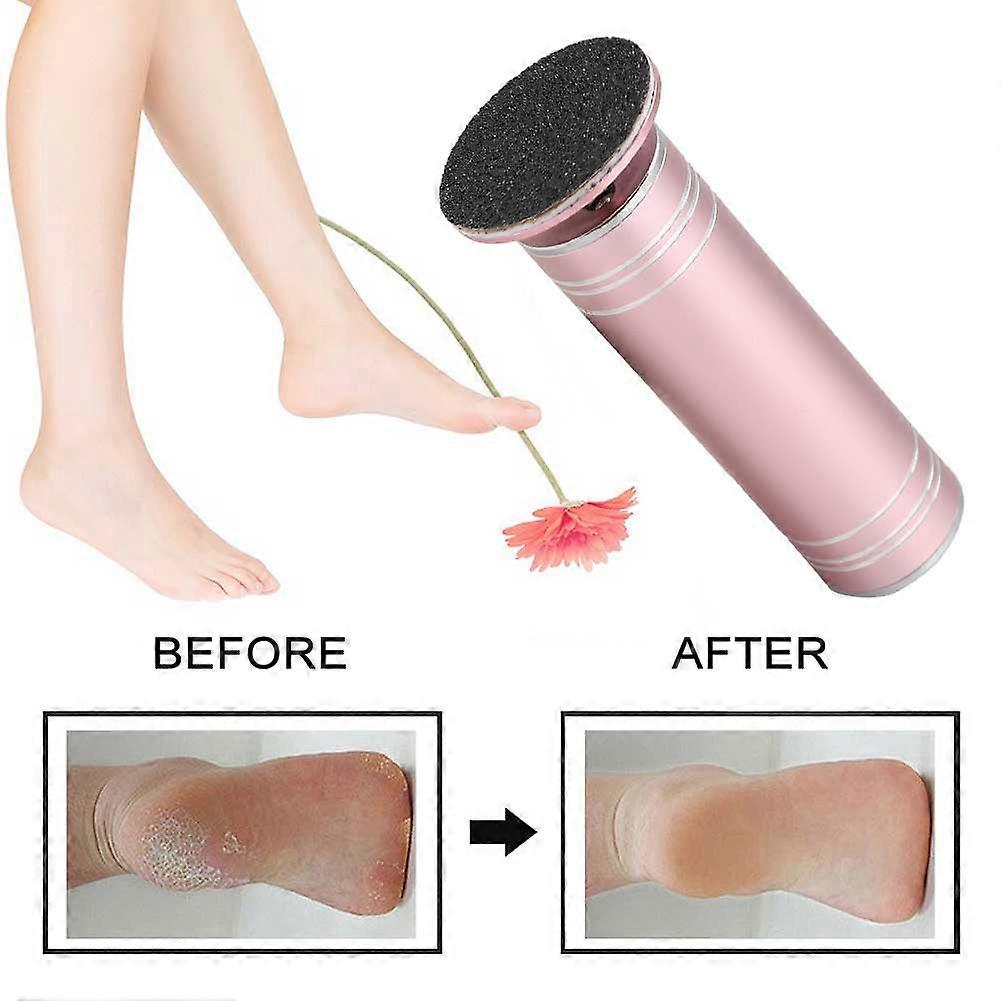 Automatic Electric Foot Grinding Machine Pink US Plug 110-240V