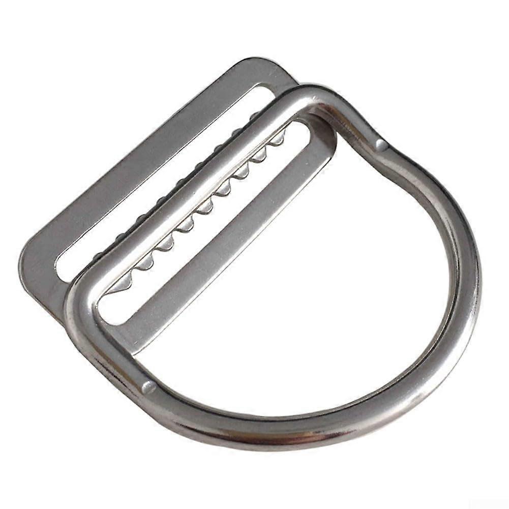 Stainless Steel Webbing Strap Keeper, Ideal for BCD Accessories, 5cm Webbing Compatibility