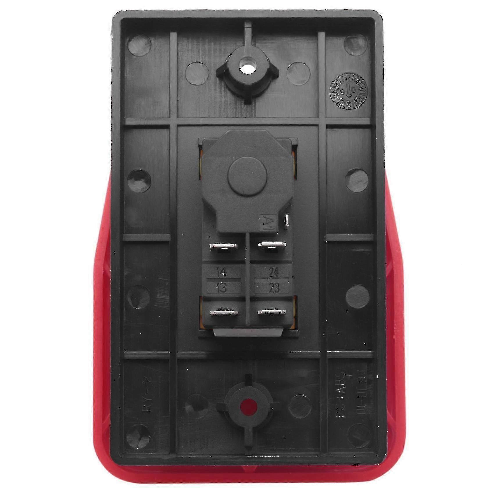 Emergency Stop Push Button Switch 16A with Power-Off Protection for Industrial Equipment