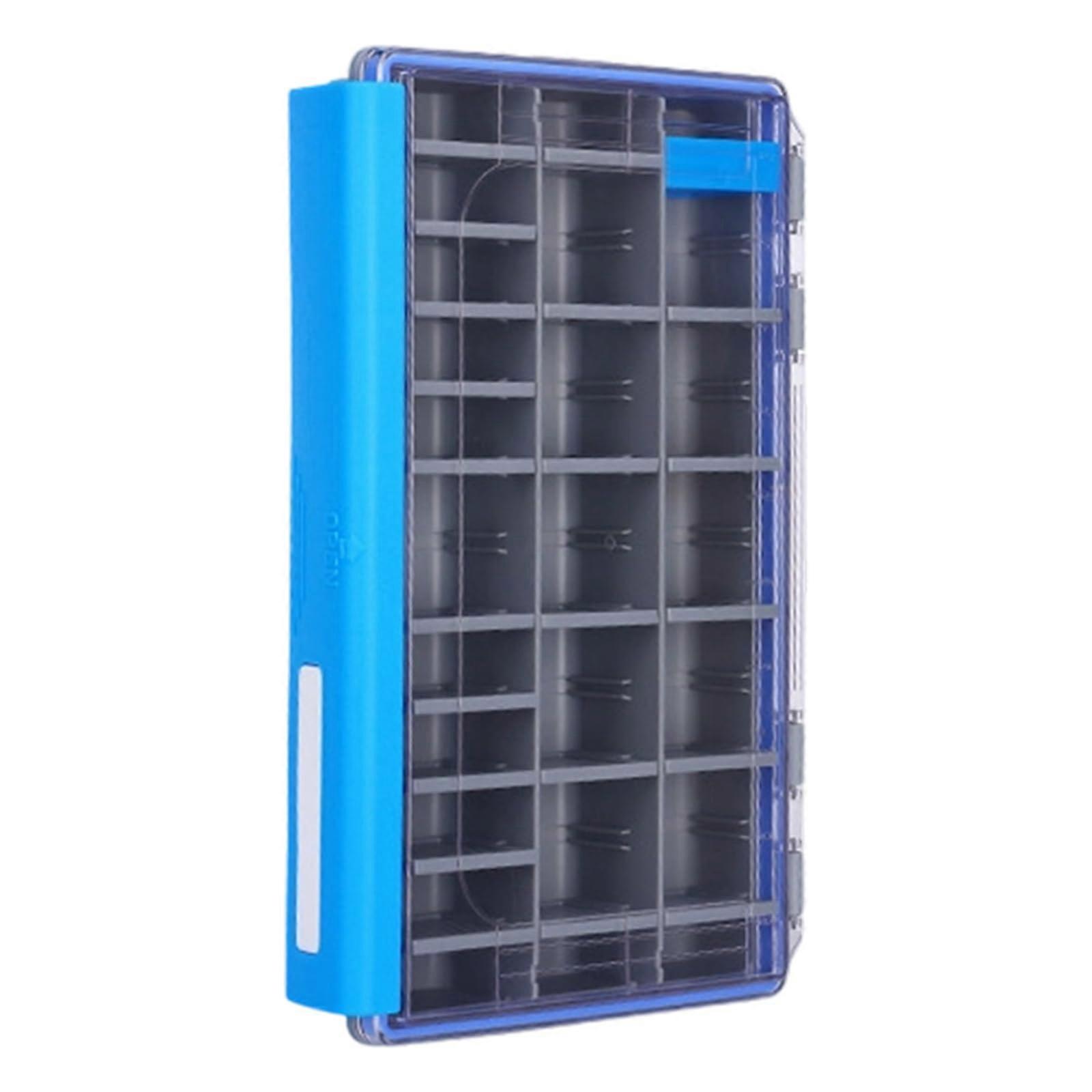 Fishing Tackle Box With Removable Dividers, Portable Storage Tray, Lure Organizers, Lure Storage Box