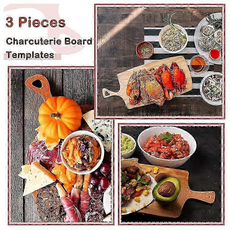 Router Templates for Woodworking Charcuterie Board Handle Template Cutting Board Template Clear Acrylic Templates Tools