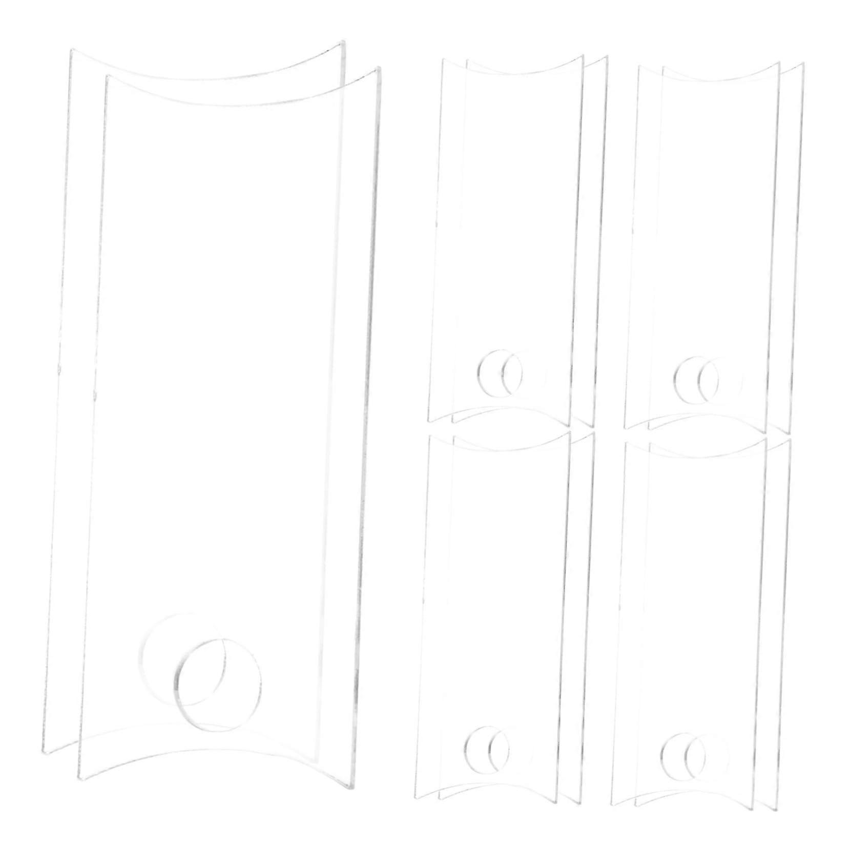 Acrylic Nameplates, 10 Pieces, Blanks For Bottles And Travel Mugs