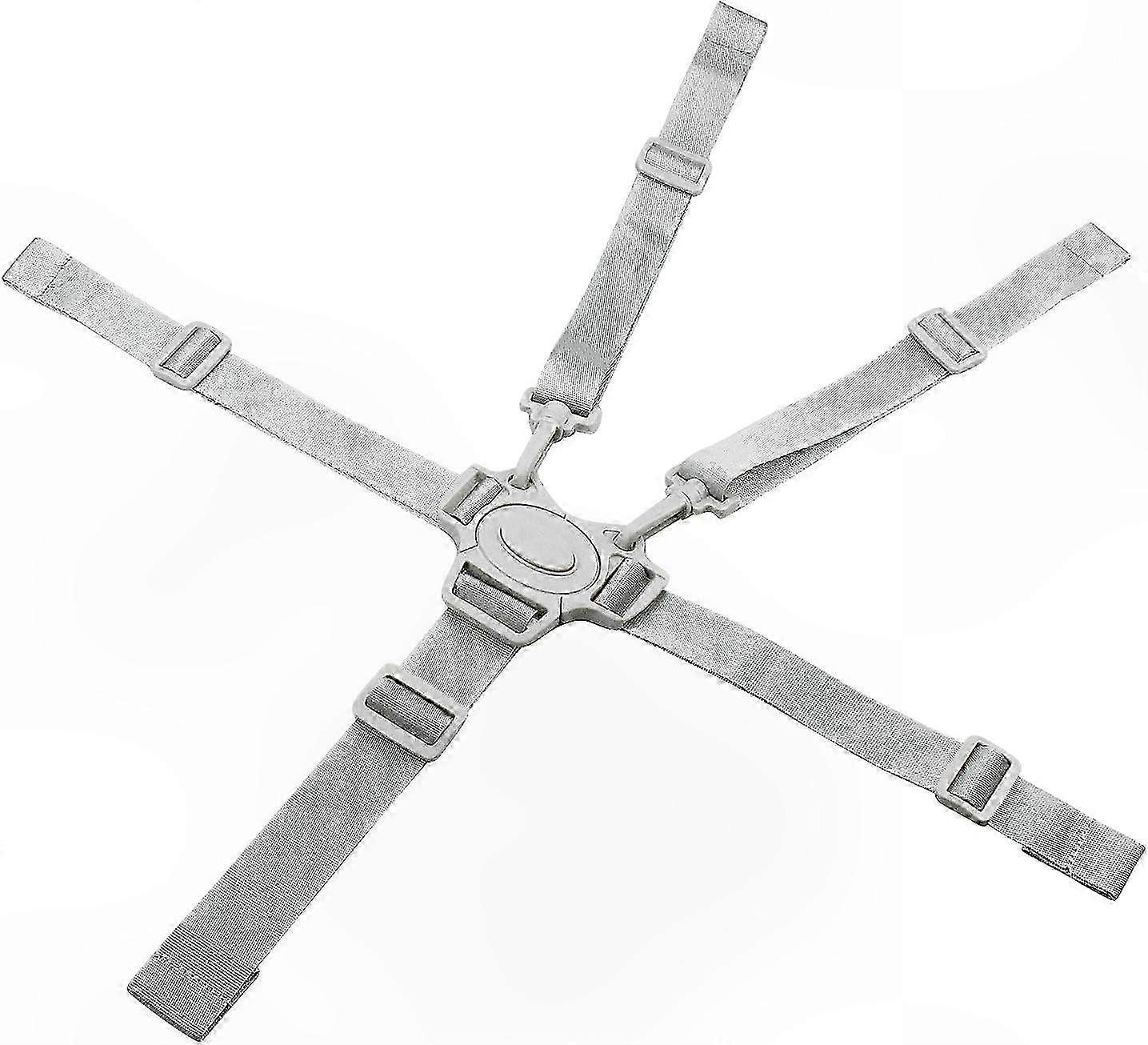 5-Point Safety Harness for High Chairs & Strollers - Adjustable Toddler Strap for Enhanced Security