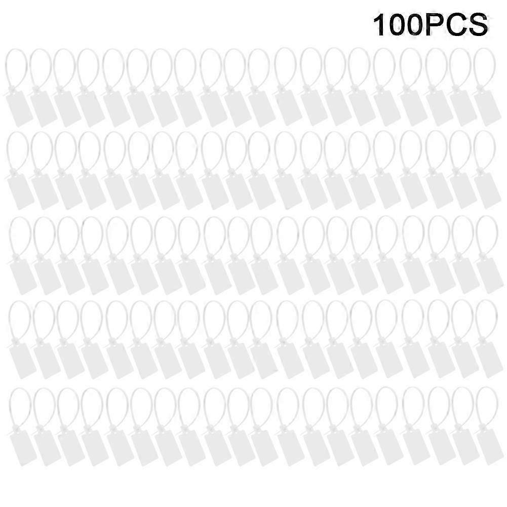 100pcs 41cm Disposable Cable Ties, Self-Locking Anti-Theft Labels, Wire Marking Tags, Identification Cable Ties