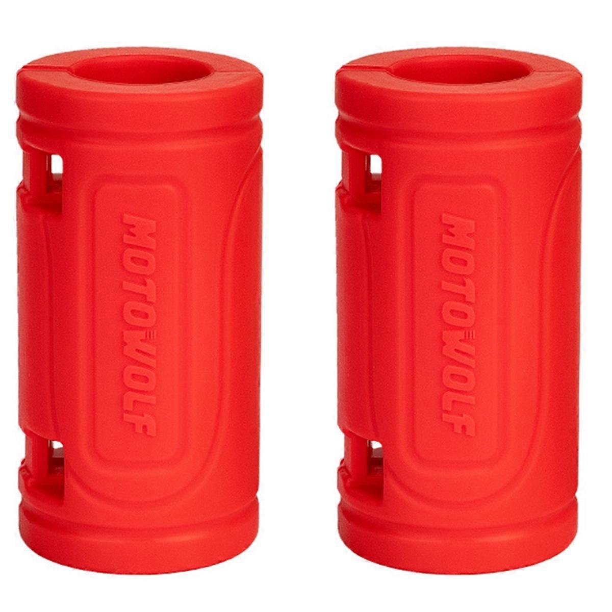 Motorcycle 25mm Engine Guard Protected Block Red,Cylinder