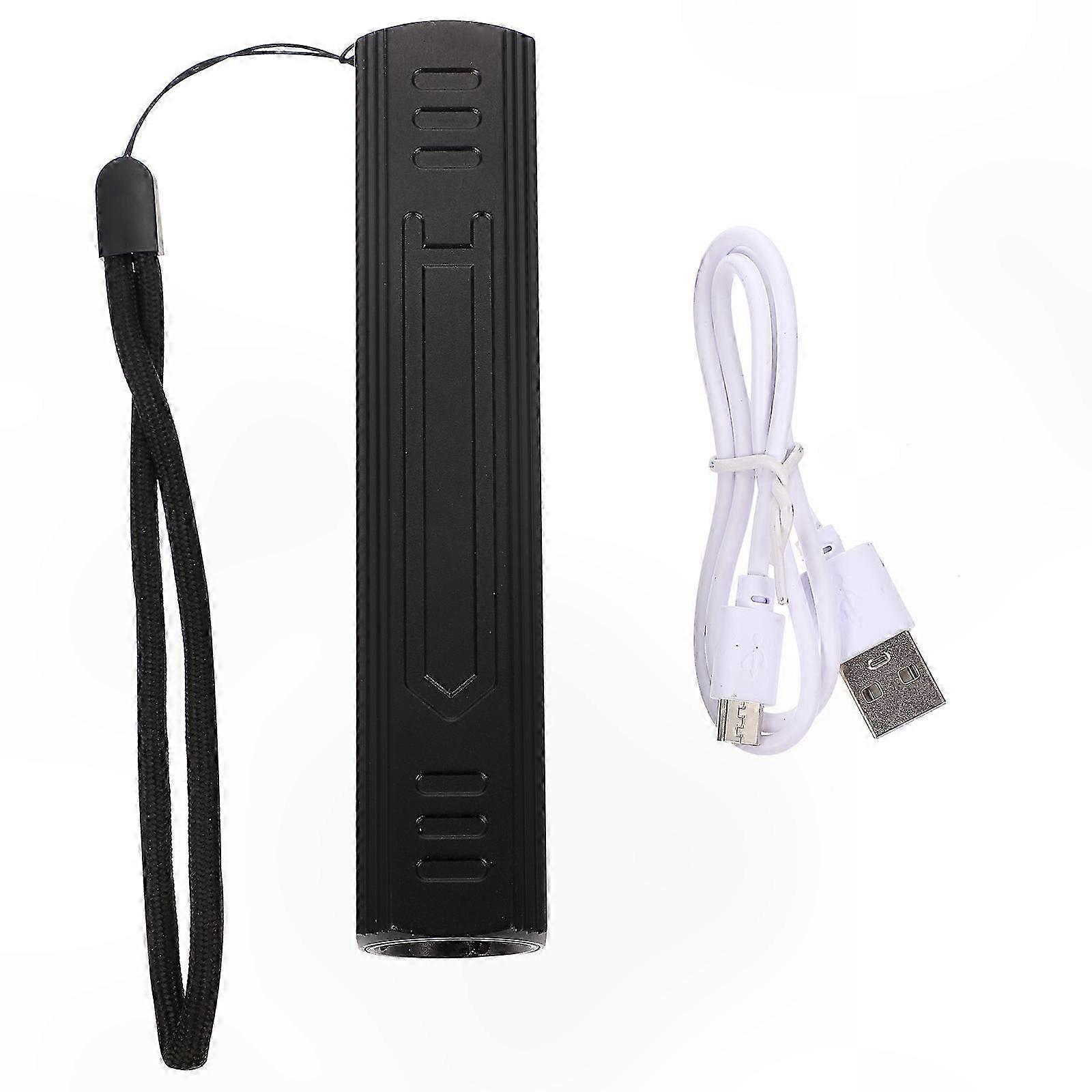 UV Black Light Flashlight 365nm Rechargeable Handheld LED Torch