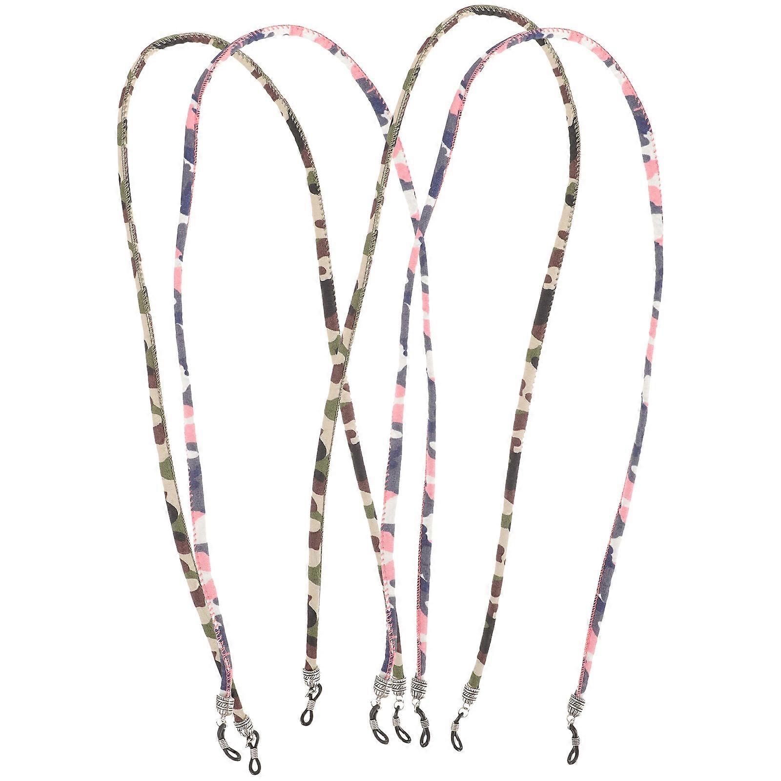 4Pcs Anti-Lost Glasses Holder Straps For Men Women Sports Activities Neck Hanging Design Durable Material
