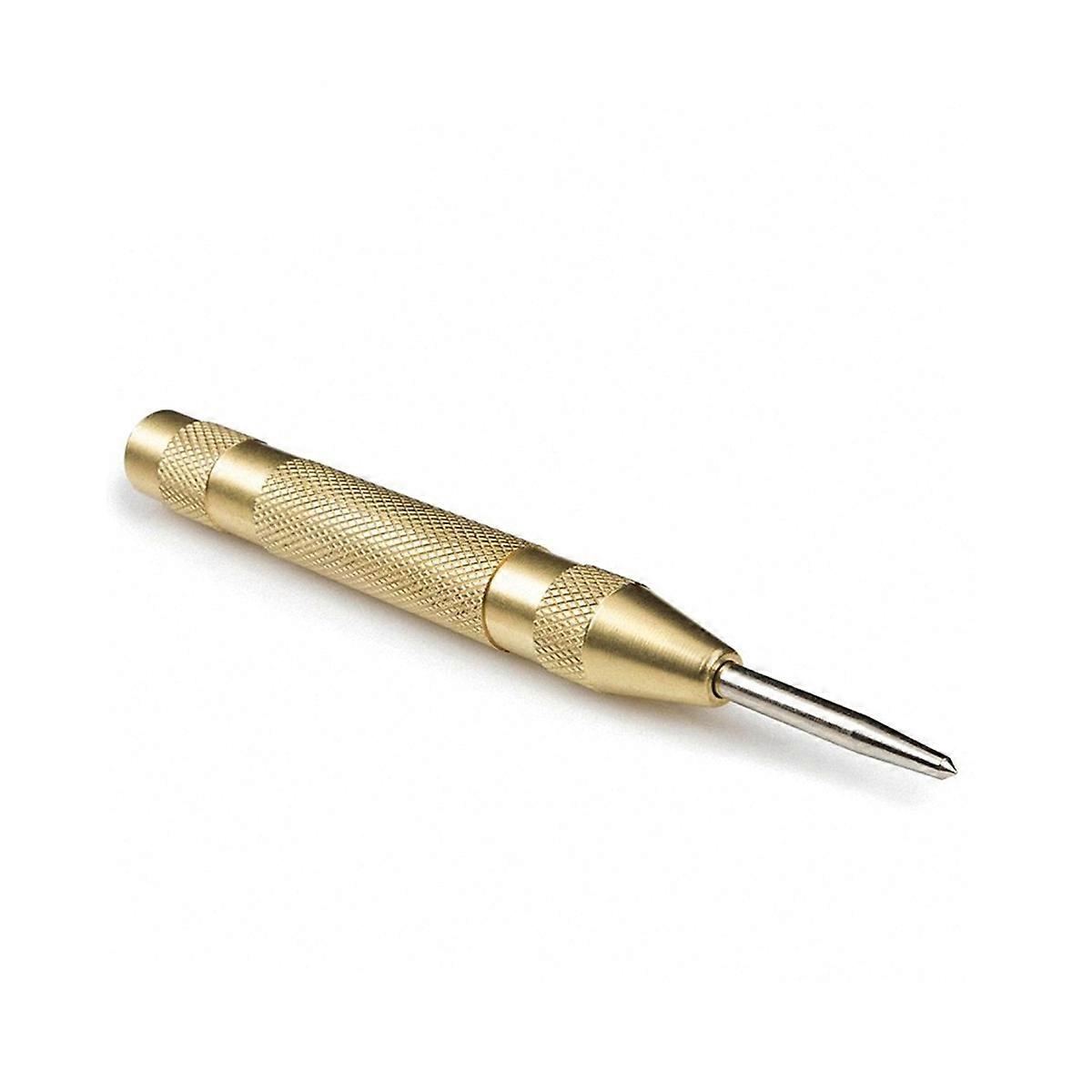 Brass Automatic Spring Loaded Center Punch for Determine Drilling Position