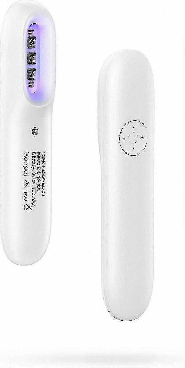 Portable UV Phototherapy Lamp with Timer, 311nm Mini Handheld LED Sterilization Device for Safe and Convenient Use