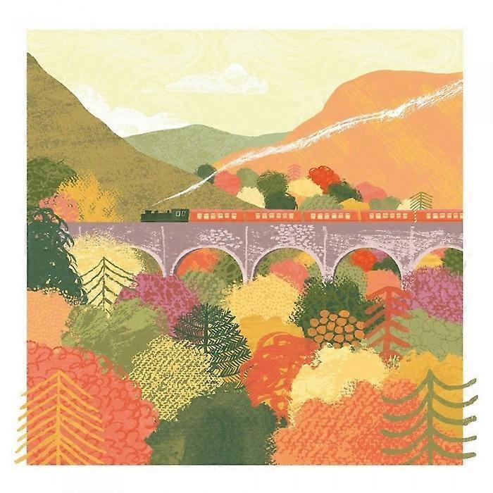 Tall Boy Prints Autumn Train Print