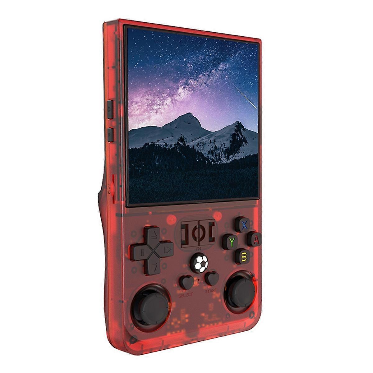 R36MAX Retro Game Console 128GB 4.0 Inch IPS Screen for Linux System Portable Handheld Video Player