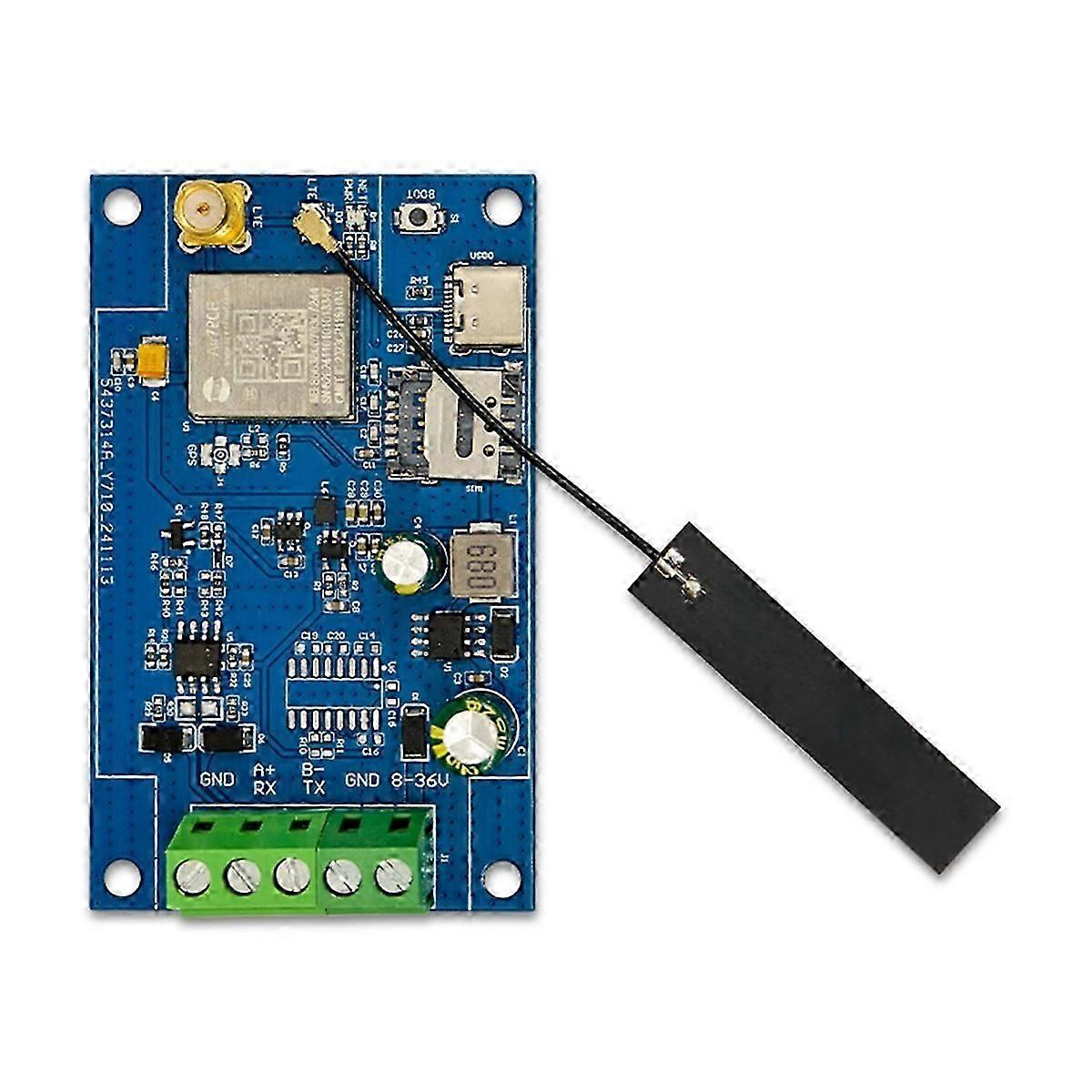 Air780E 4G to RS485 Module 4G to RS485 Data Transmission Module Supports AT Firmware and LUATOS Dev