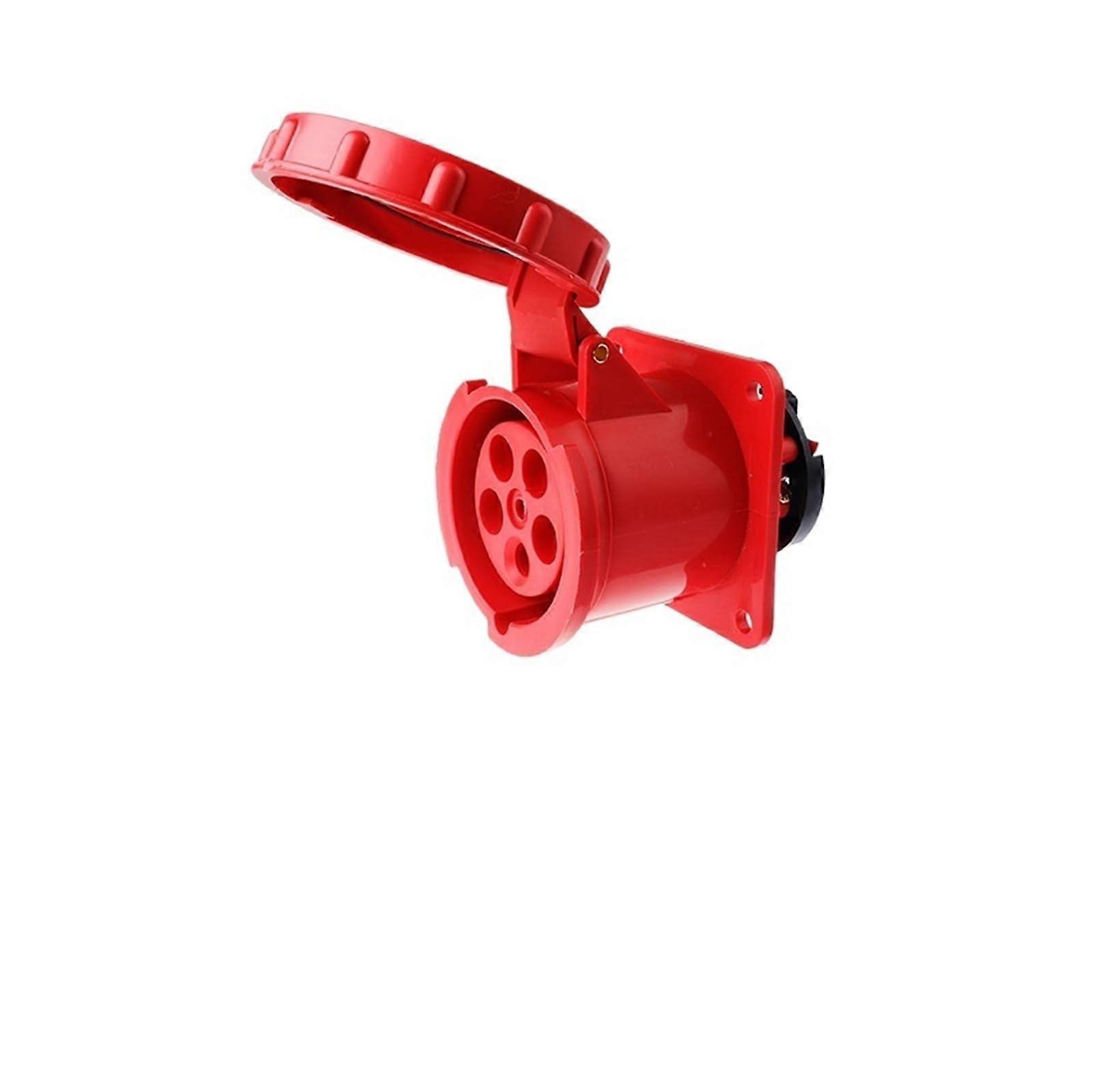 Waterproof Industrial Plug Connector 63A/125A 3Core 4Core 5Hole Aviation Socket Male and Female Concealed Socket 5Pin