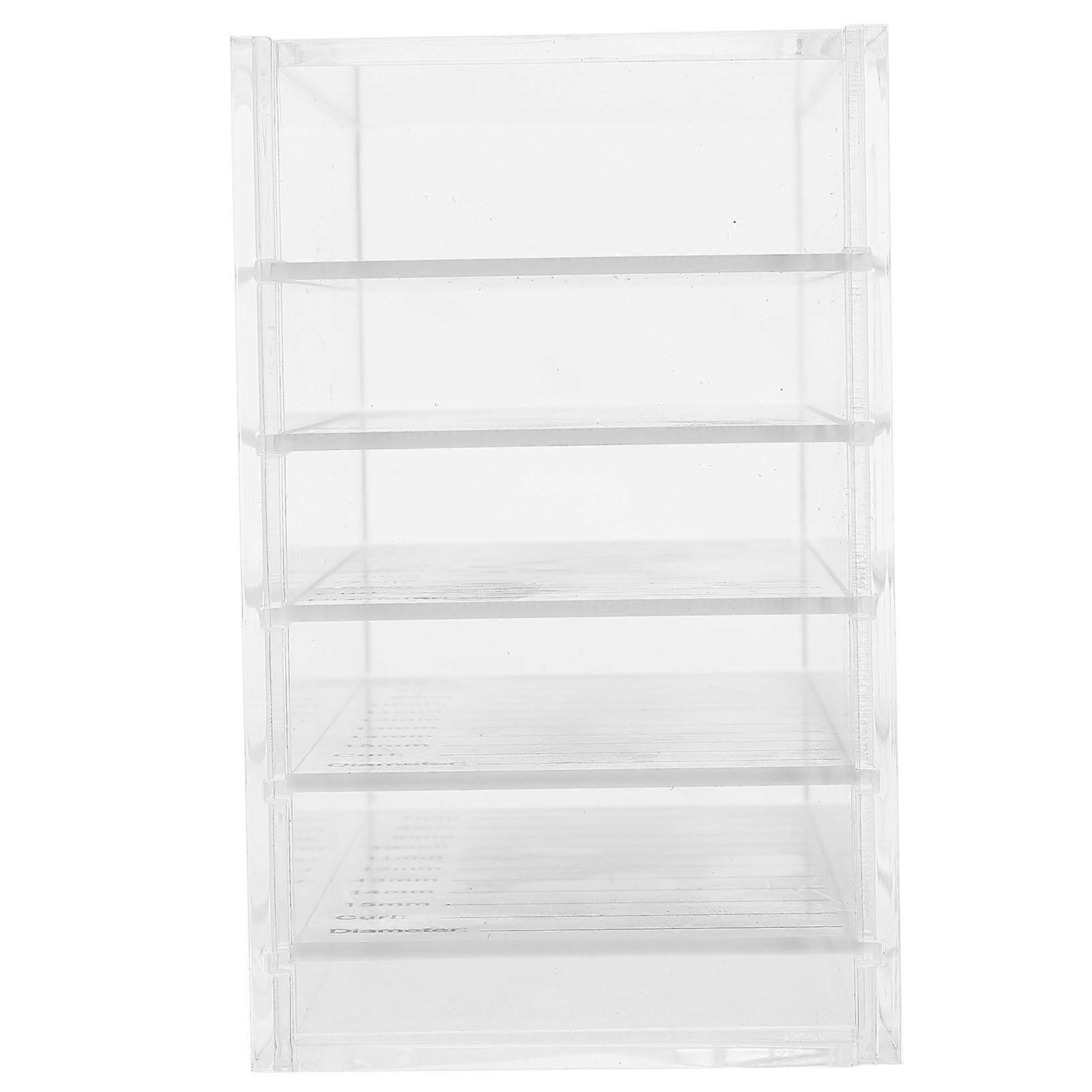 False Eyelashes Storage Box for Gloves Acrylic Transparent Multi Layers Organizing Container