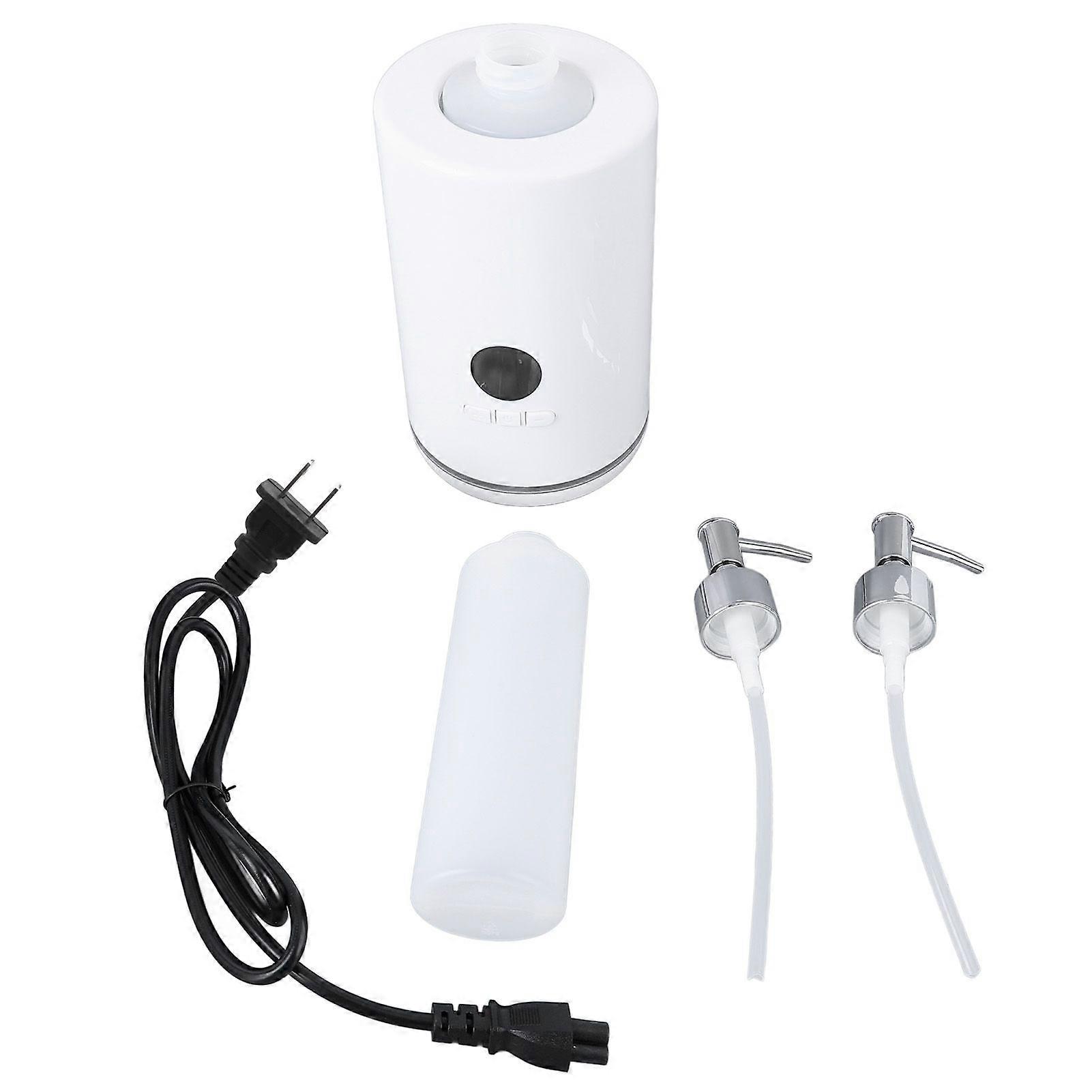 Massage Oil Heater 360 Degree Heating Single Bottle LED Touch Screen Temperature Control Lotion Warmer with 2pcs Bottles 100240V US Plug