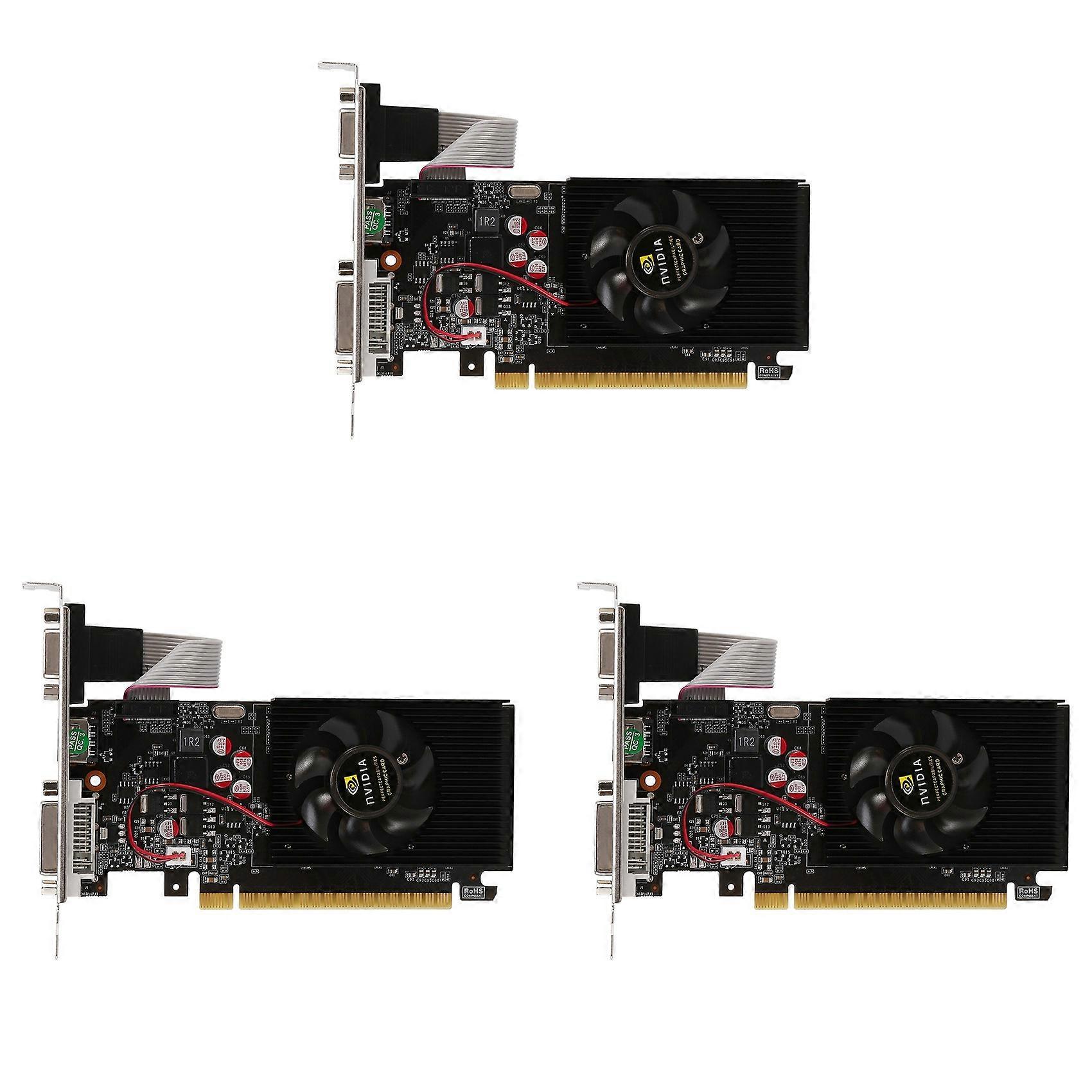 3X GT730 Bildkarte 64Bit GDDR3 GT 730 D3 Spiel Grafikkarten GeforceHDMI Dvi VGA Grafikkarte