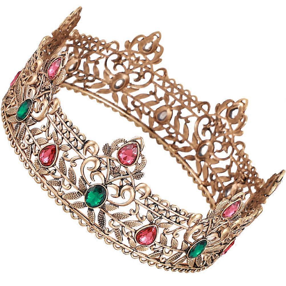 Crown for Men Cosplay Costume 4Pcs Performance Accessory